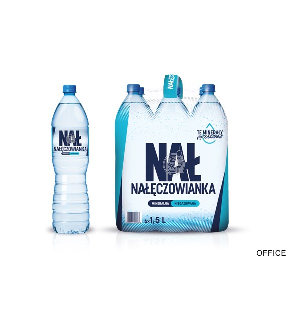 Woda NAŁĘCZOWIANKA niegazowana 1.5L butelka PET zgrzewka 6 szt.