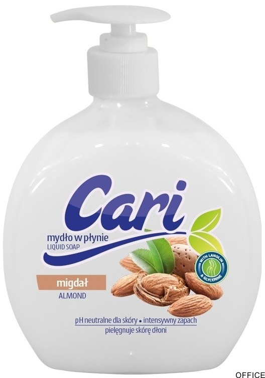 CARI Mydło w płynie z dozownikiem 500ml migdał