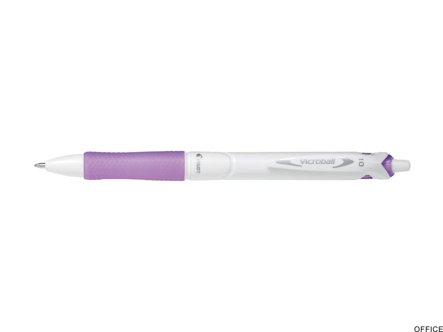 Długopis ACROBALL WHITE M fioletowy PILOT BAB15M-WPUV-BG