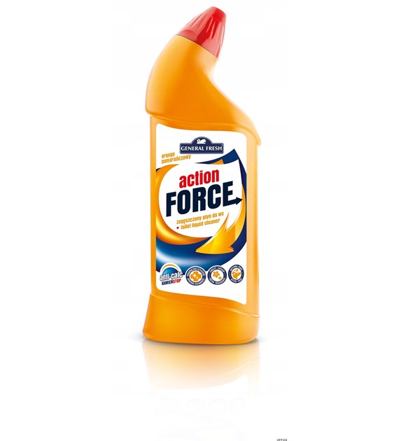 General Fresh Płyn do WC ACTION FORCE Pomarańcz1000 ml