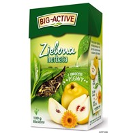 Herbata BIG-ACTIVE zielona liściasta z owocem pigwy 100g