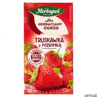 Herbata HERBAPOL HERBACIANY OGRÓD TRUSKAWKA Z POZIOMKĄ 20tb