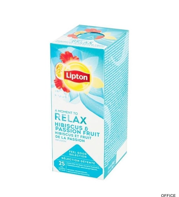 Herbata LIPTON CLASSIC HIBISKUS MARAKUJA 25kopert