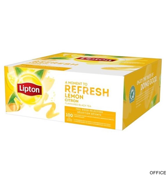 Herbata LIPTON CLASSIC LEMON czarna 100kopert