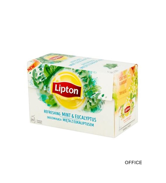 Herbata LIPTON MIĘTA Z EUKALIPTUSEM 20 saszetek