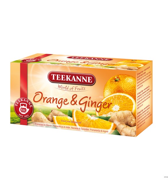 Herbata TEEKANNE FRESH Orange & Ginger 20t owocowa