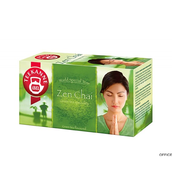 Herbata TEEKANNE ZEN CHAI cytryna i mango 20t x 1,75g zielona