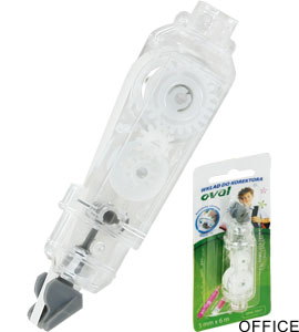 Korektor WKŁAD w taśmie OVAL QJR-506T, biały, 5 mm x 6 m 160-2002