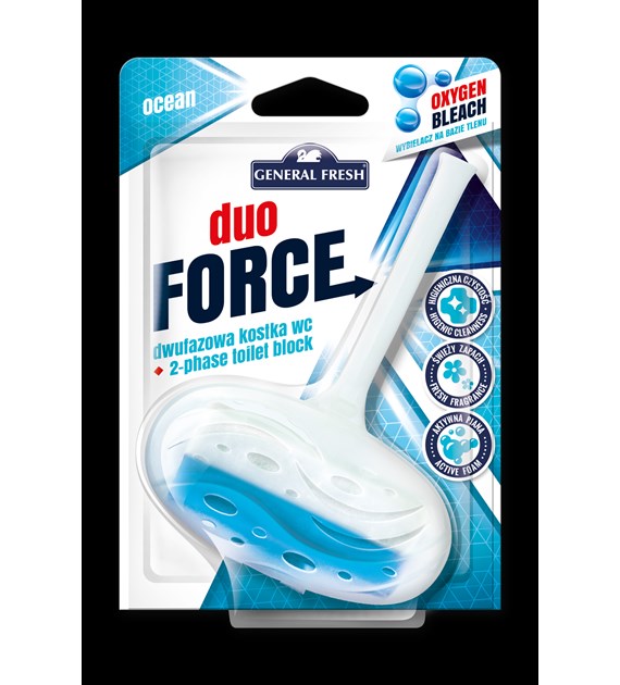 Kostka do WC DUO FORCE zawieszka 40g morze GENERAL FRESH