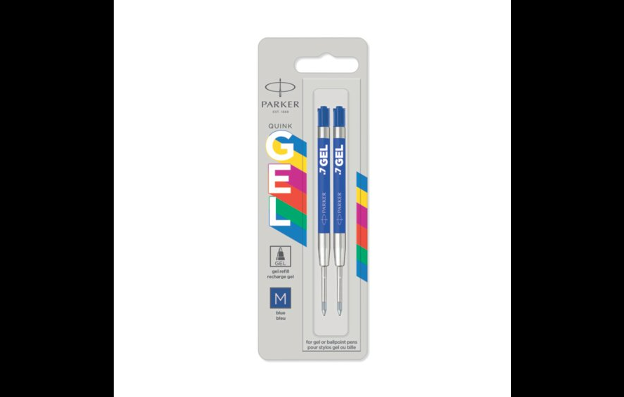 PARKER Wkłady Żelowe Economy czarny (M) - 2 szt. na blistrze 2136231