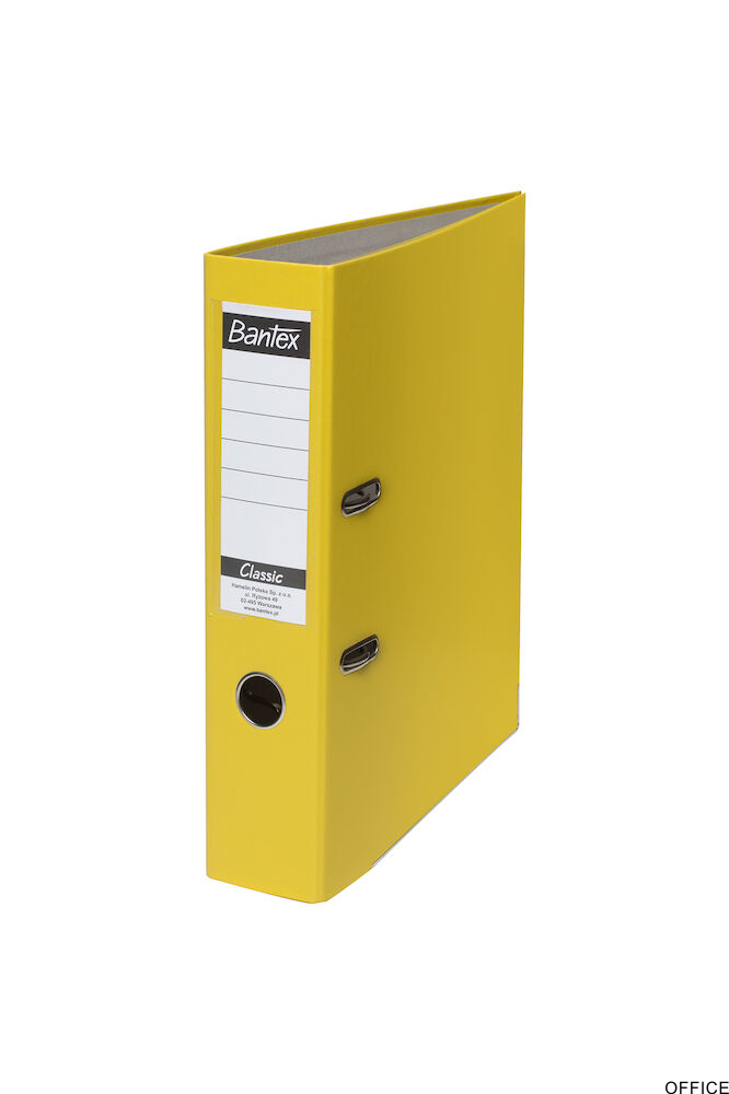 Segregator A4 75mm BANTEX BUDGET CLASSIC  żółty 400044672