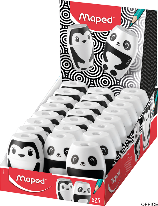 Temperówka SHAKER SHAKKY 1 otwór mix wzorów 034014