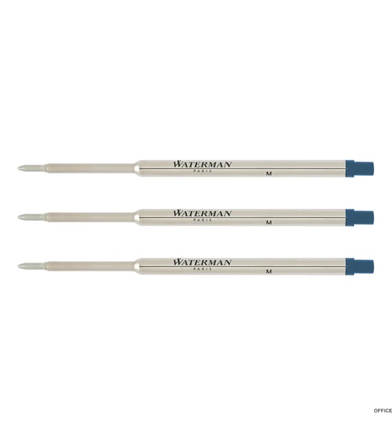 WATERMAN Wkłady do długopisów standard niebieskie (M) 2139452 opakowanie 12szt.