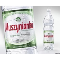 Woda MUSZYNIANKA 1.5L niskogazowana zielona zgrzewka 6 szt.