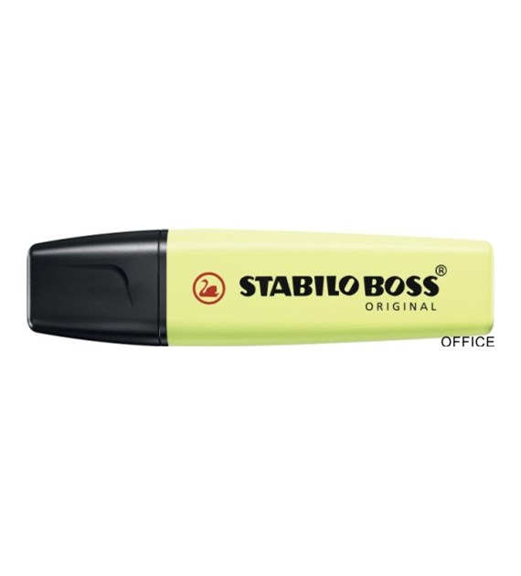 Zakreslacz STABILO BOSS pastel limonkowy 70/133