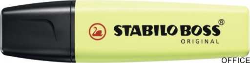 Zakreslacz STABILO BOSS pastel limonkowy 70/133