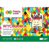 Blok Wycinanka, A4, 10 ark, 100 g, Happy Color HA 3710 2030-A10