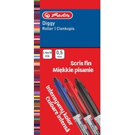 Cienkopis Diggy 0,5mm czarny 9476570 Herlitz