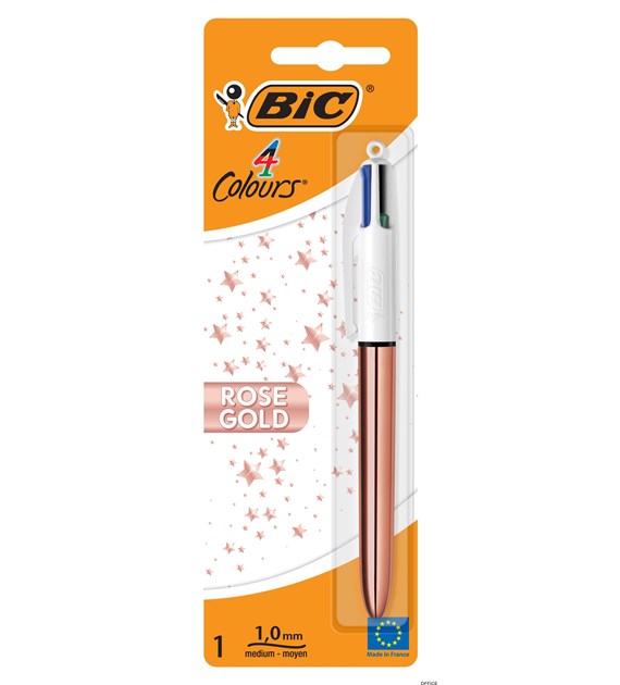 Długopis BIC 4 Colours Rose Gold mix AST, 951737