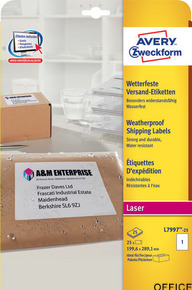 Etykieta L7997-25 ZF wodoodporne do drukarek laserowych
