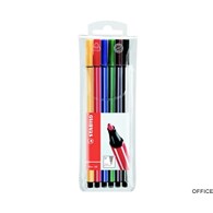 Flamaster Pen 68 BRUSH etui 6 szt. 568/06-11 STABILO