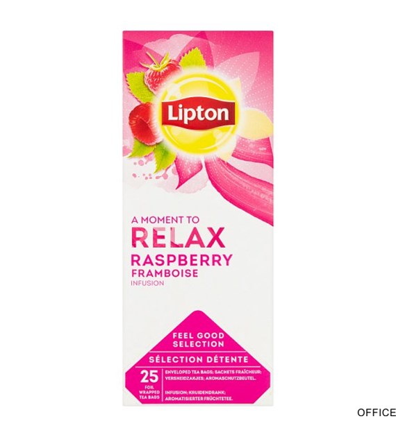 Herbata LIPTON CLASSIC RASPBERRY/malina 25kopert (X)