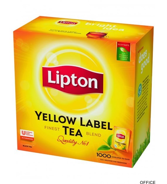 Herbata LIPTON Yellow Label 1000 saszetek (10 tacek x 100saszetek)