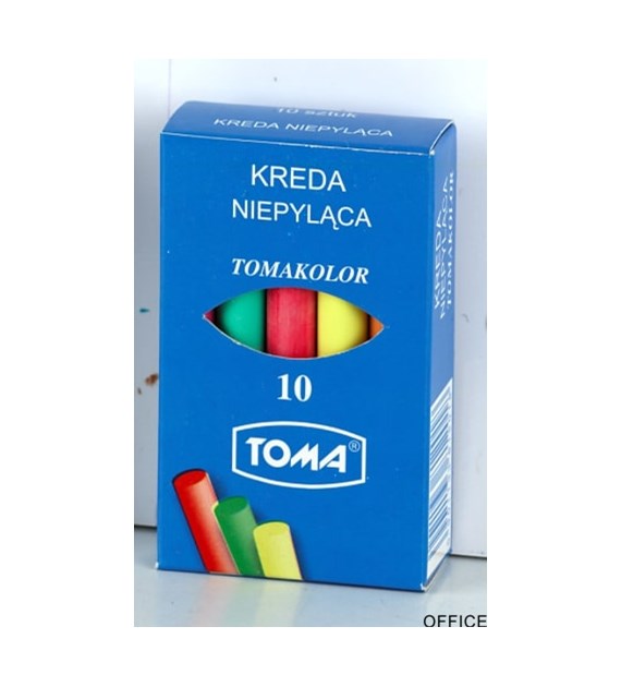 Kreda TOMA kolor.10szt OM-81201