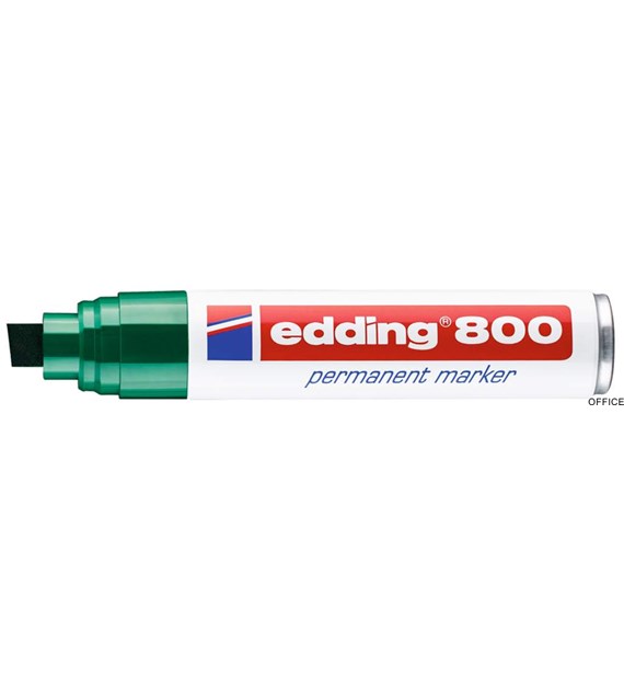 Marker E-800 EDDING zielony końcówka ścięta