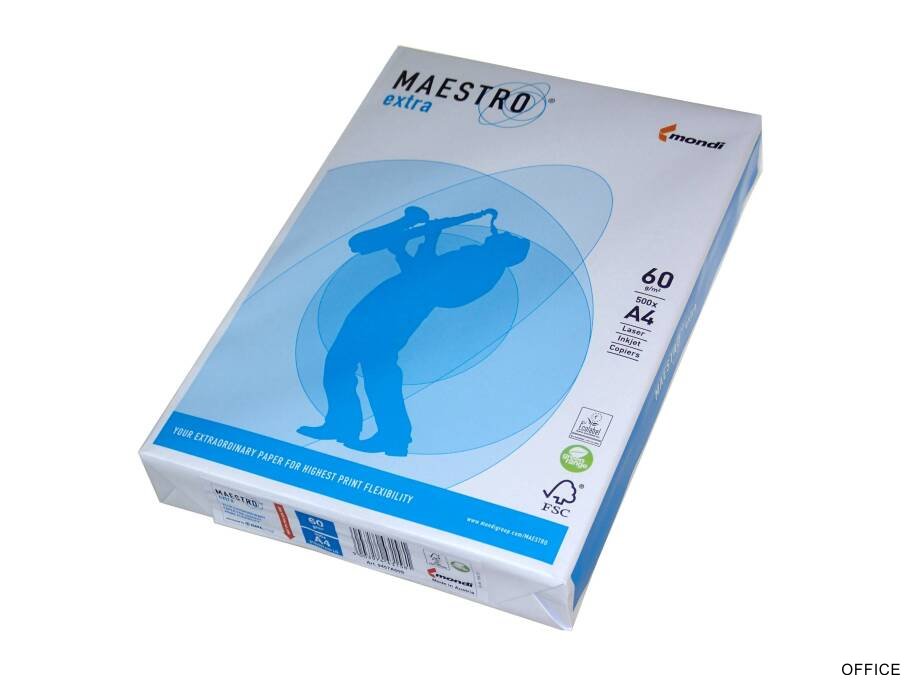 Papier A4 60g MAESTRO EXTRA 9457A60 500ark