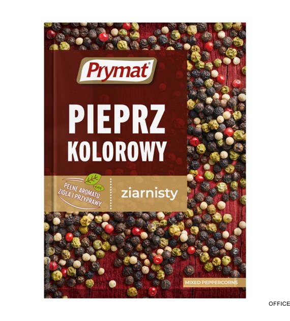 Pieprz kolorowy ziarnisty 35g PRYMAT