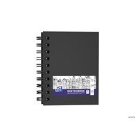 Szkicownik SKETCHBOOK podwójna spirala A6 80k 100g czarny 400152649 OXFORD