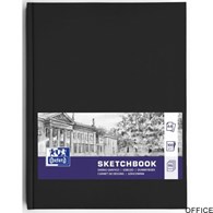 Szkicownik SKETCHBOOK szyty A4 96k 100g czarny 400152623 OXFORD