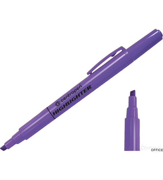 Zakreślacz 8722 fioletowy HIGHLIGHTER CENTROPEN (X)