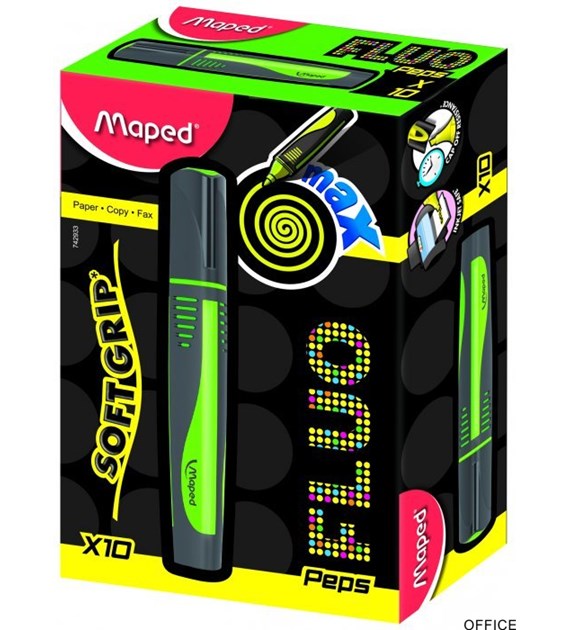 Zakreślacz FLUO PEPS max zielony MAPED 742933