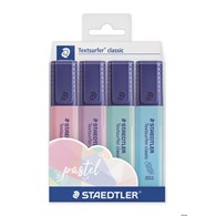 Zakreślacz Textsurfer classic Pastel, 4 kol. w opak., Staedtler S 364 CWP4PA