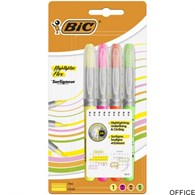 Zakreślacze BIC Highlighter Flex mix AST Etui 4szt, 950470