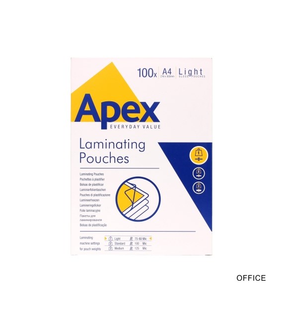 APEX folie do laminacji A3 LIGHT op. 100szt. 6001901 FELLOWES