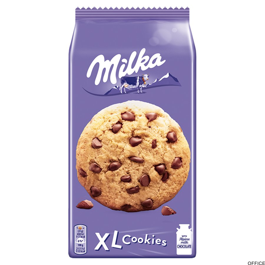 Ciastka MILKA COOKIES XL CHOCO 184g