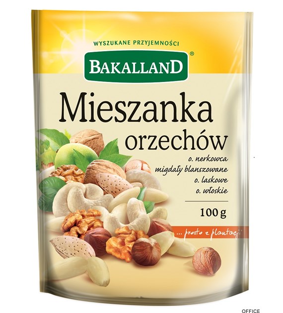 Mieszanka orzechów 100g BAKALLAND