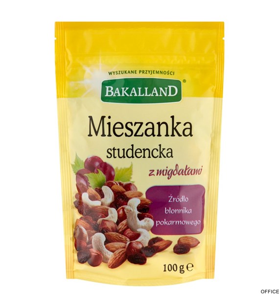 Mieszanka Studencka z migdałami 100g BAKALLAND