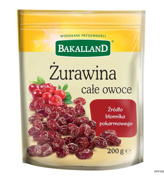 Żurawina 200g BAKALLAND