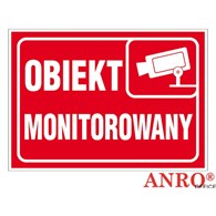 Naklejka informacyjna obiekt monitor/BHP Z-R111 F 150X210 ANPRO