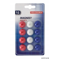 Magnesy MEMOBE do tablic 12szt blister MB20B12 NR MM002-99