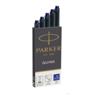 Naboje z Atramentem QUINK - STANDARD niebieski - 5 szt. w pudełku 1950384 PARKER