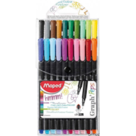 Cienkopis GRAPH PEPS 20szt.etui 749151 MEPED 0.4mm (X)