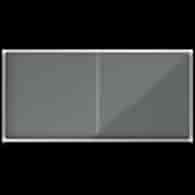 Gablota filcowa Nobo Premium Plus 27xA4, szara (drzwiczki przesówne) 1915339