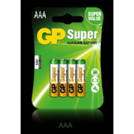Bateria alkaliczna GP SUPER LR03/AAA (4szt) 1,5V GPPCA24AS013