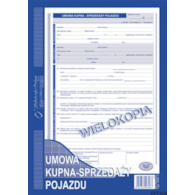 650-1 Umowa kupna - sprzedaży pojazdu MICHALCZYK&PROKOP A4 40 kartek