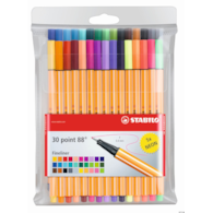 Cienkopis STABILO point 88 komplet 30szt 8830-1